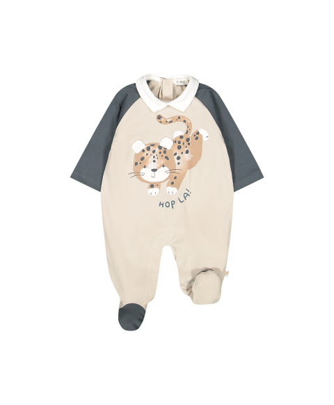 Tutina con manica raglan per neonato