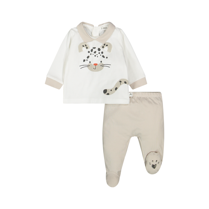 Tutina con manica raglan per neonato