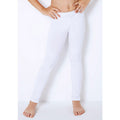 BIANCO Leggings bambina Jadea lungo cotone elasticizzato