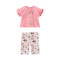 Completo in jersey stretch per neonata