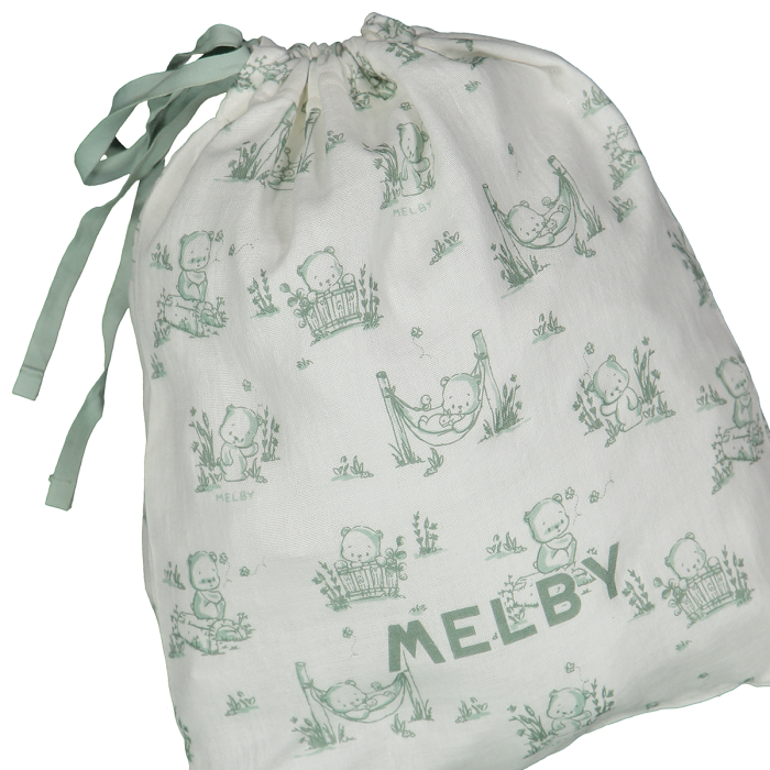 Tutina con piede in bamboo per neonato