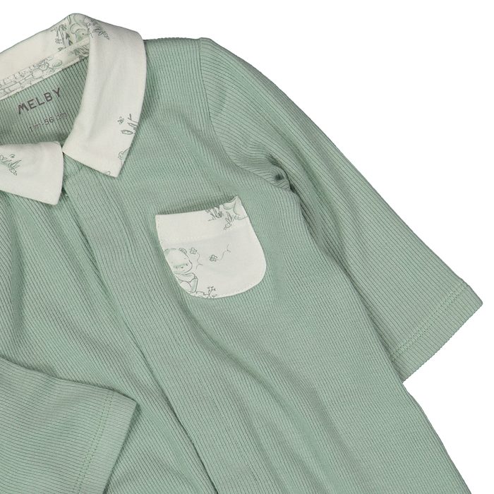 Tutina con piede in bamboo per neonato