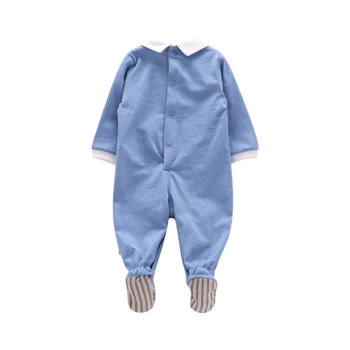 Tutina con piede in jersey operato per neonato MELBY