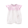 Pagliaccetto in jersey stretch e fantasia per neonata