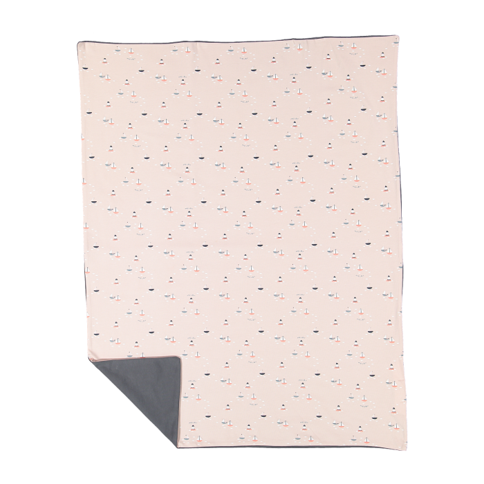 Coperta in felpa e jersey stretch per neonata