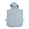 PONCHO DA BAGNO 1-3 ANNI ME-FAT JEANS A RIGHE BLU o MARRONI