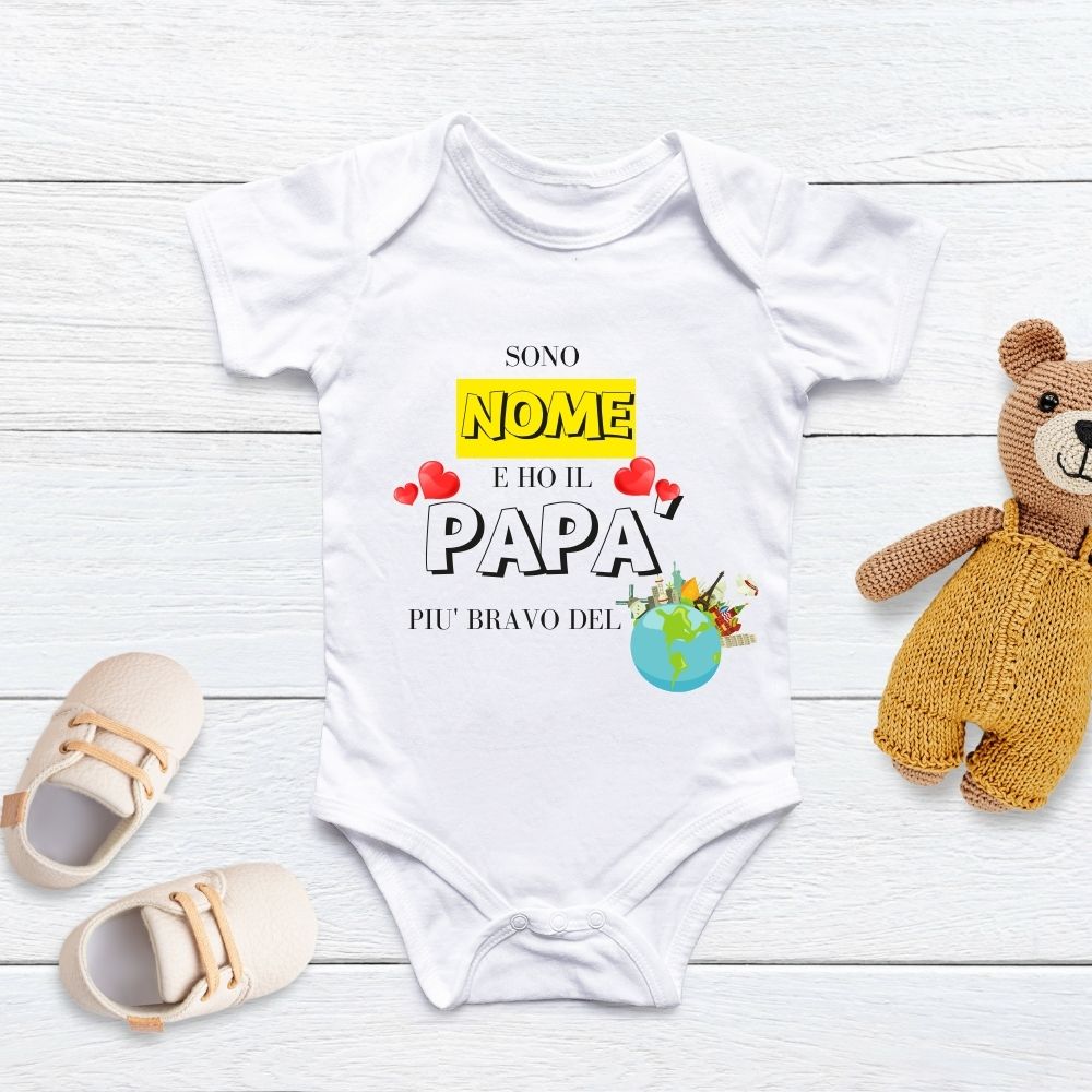Body personalizzato MAMMA & PAPÀ
