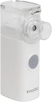 ‎InnoGIO Mini Mesh, Aerosol Silenzioso e Portatile per Adulti e per Bambini, Nebulizzatore Elettrico con Tecnologia a Membrane Vibrante