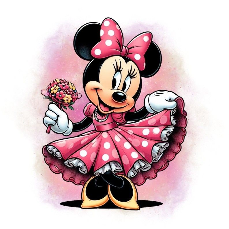 TELO COMPLIMESE NEONATA -MINNIE