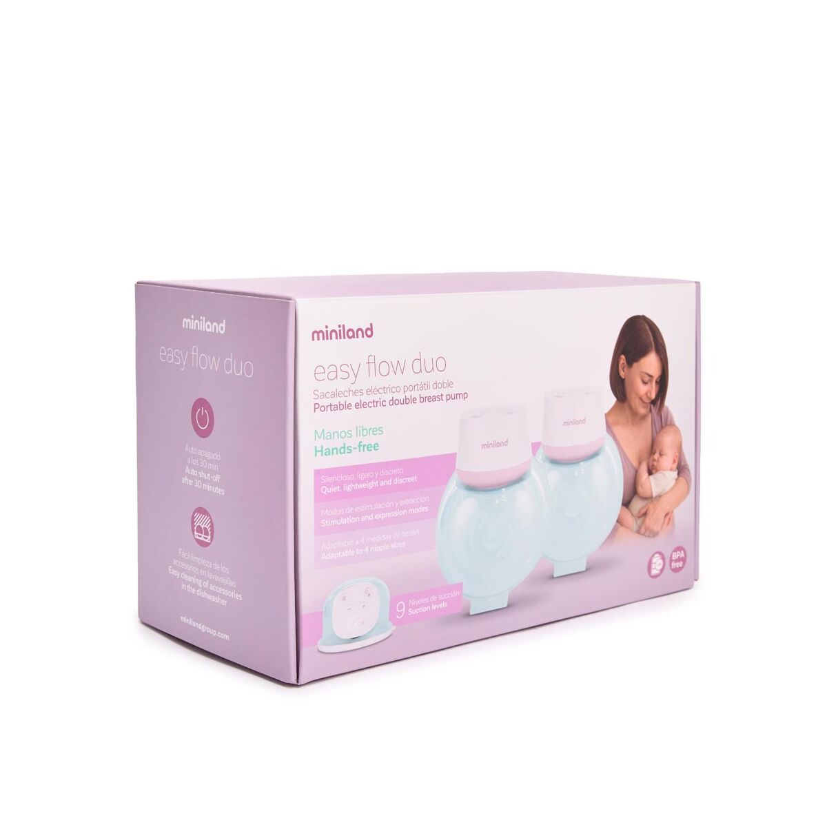 Easy flow duo tiralatte portatile doppia