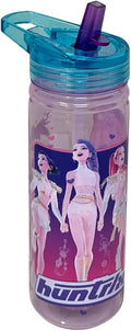 Borraccia K-Pop Demon Hunters Huntrix 580 ml in Tritan con Cannuccia Integrata e Beccuccio Ribaltabile Senza BPA