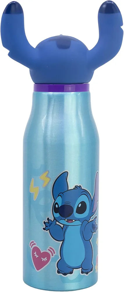 Borraccia IN ALLUMINIO CON FIGURINA 3D 690 ML | STITCH DRAWING