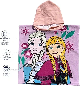 Poncho Mare Bambina Frozen 50x100 cm