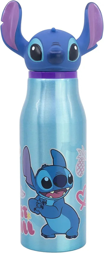 Borraccia IN ALLUMINIO CON FIGURINA 3D 690 ML | STITCH DRAWING