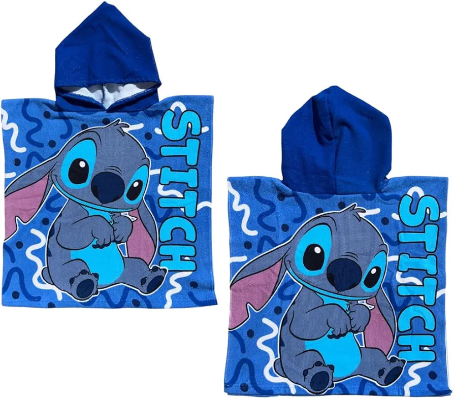 Poncho Mare Bambino Stitch 50x100 cm