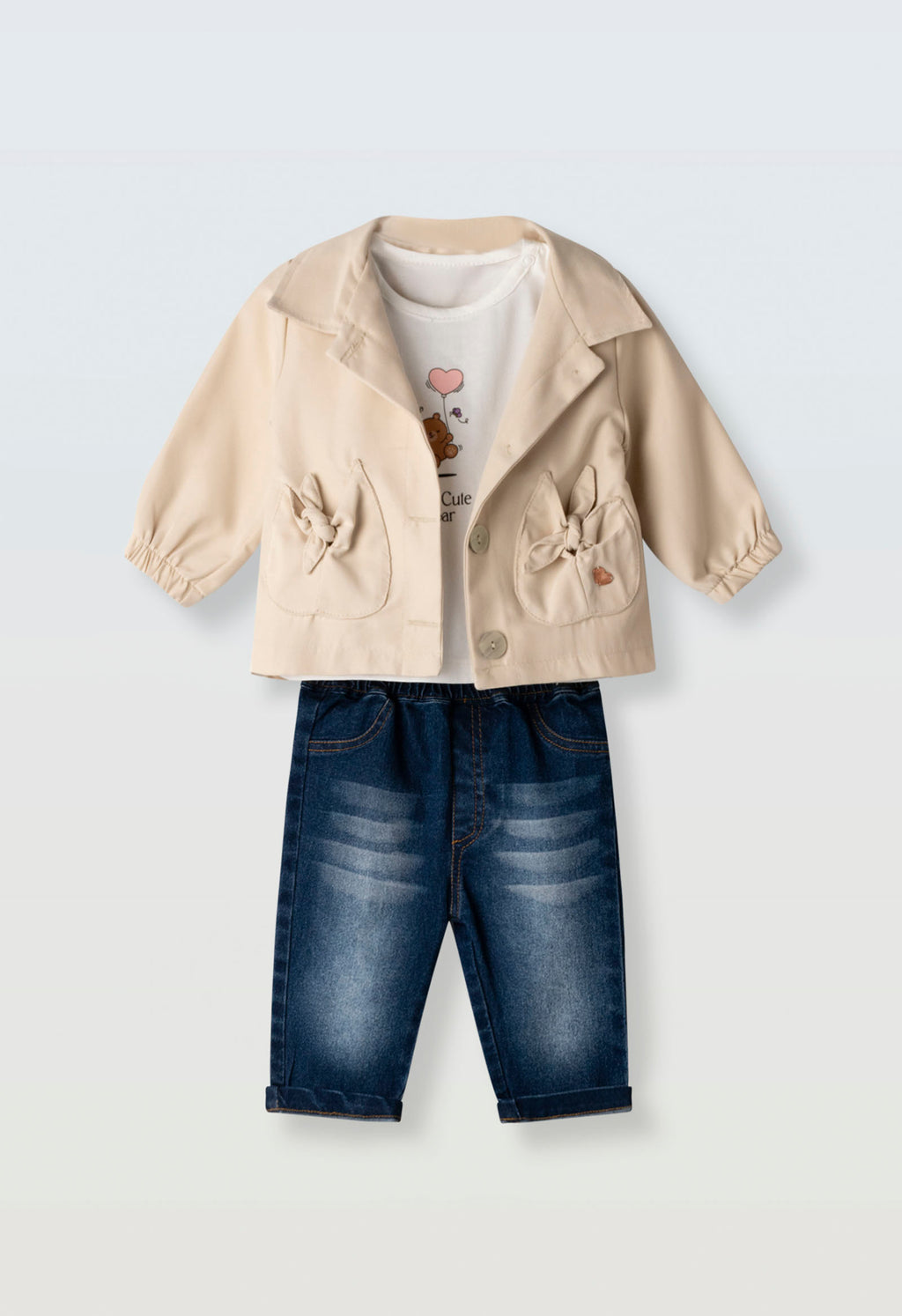 Completo bambina 3 pezzi