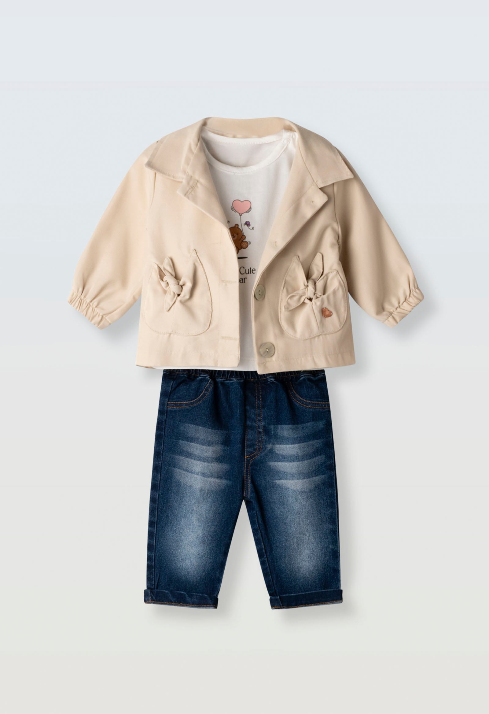 Completo bambina 3 pezzi