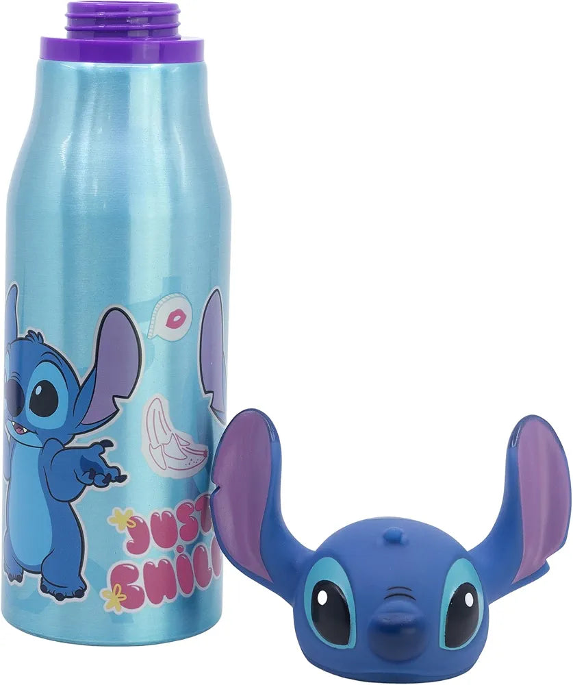 Borraccia IN ALLUMINIO CON FIGURINA 3D 690 ML | STITCH DRAWING