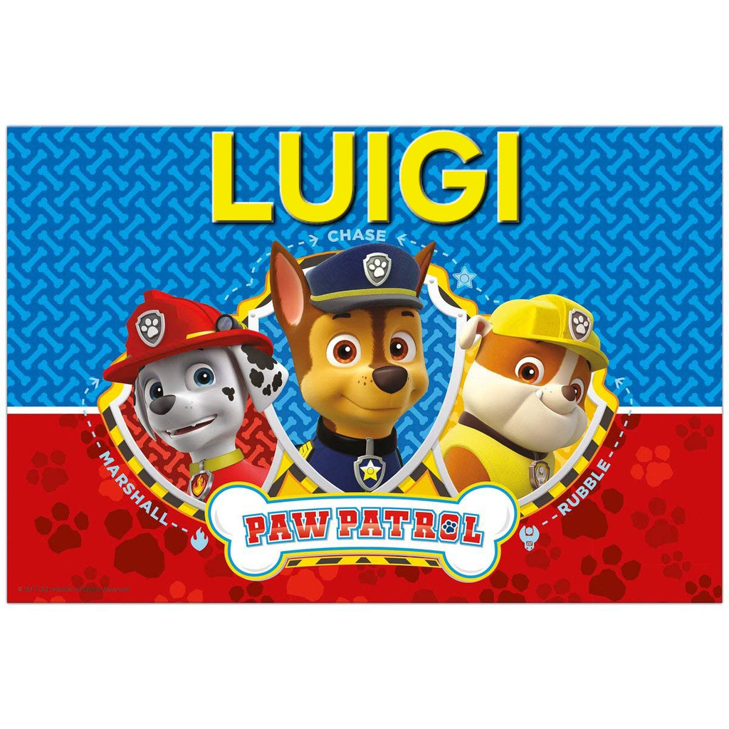 SET ASILO -PAW PATROL -personalizzato