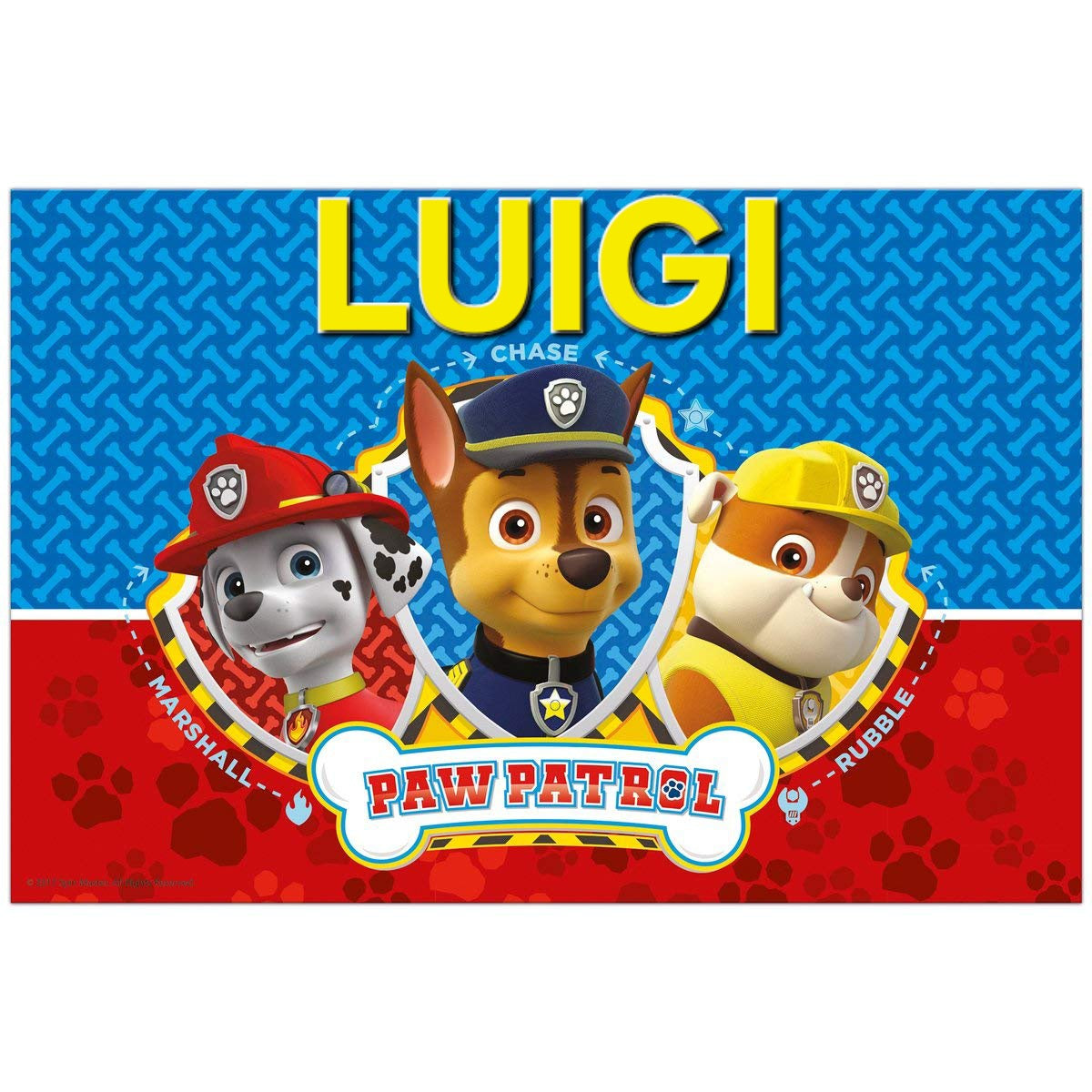 SET ASILO -PAW PATROL -personalizzato