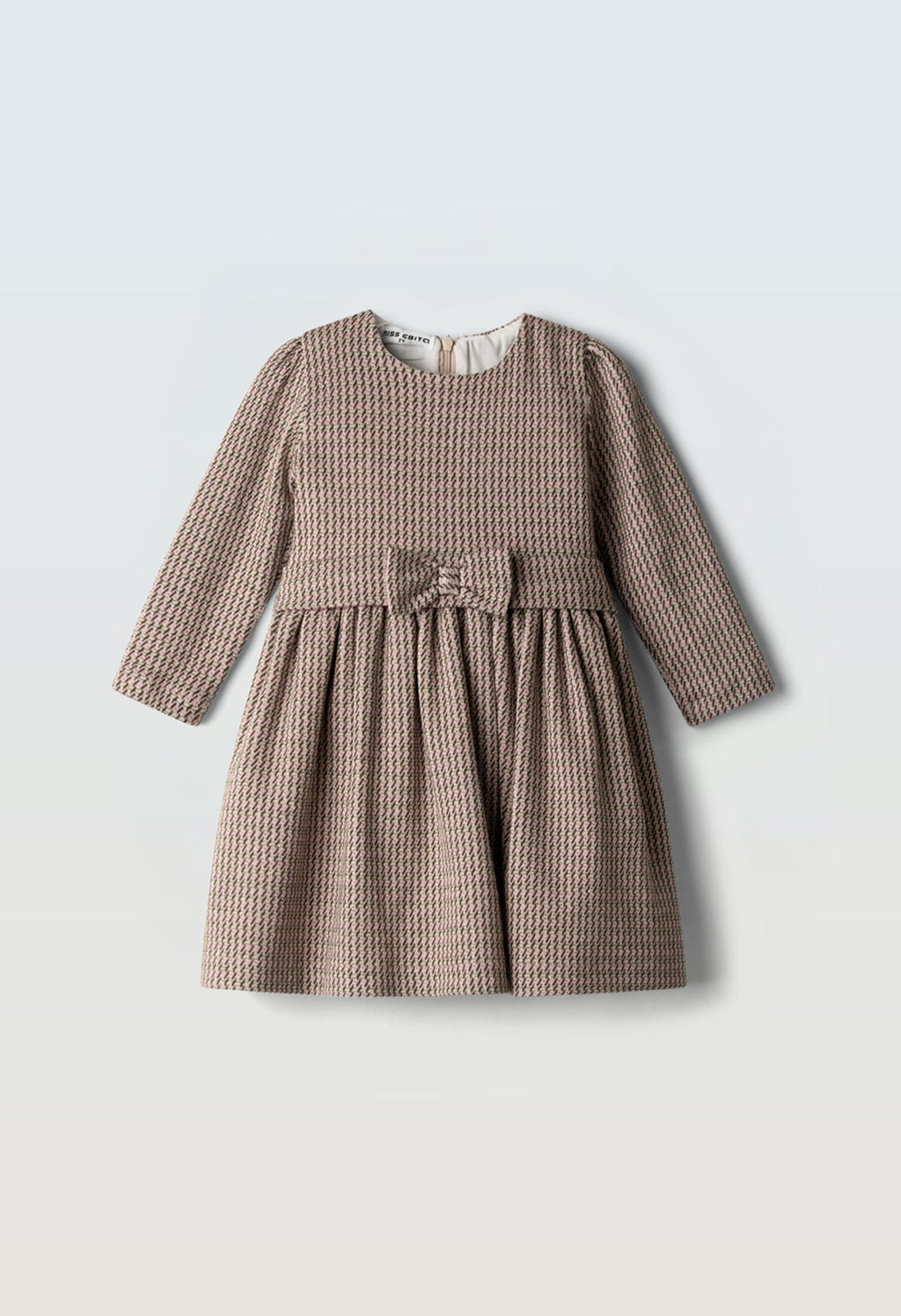 Completo bambina -vestitino, cappotto e accessori