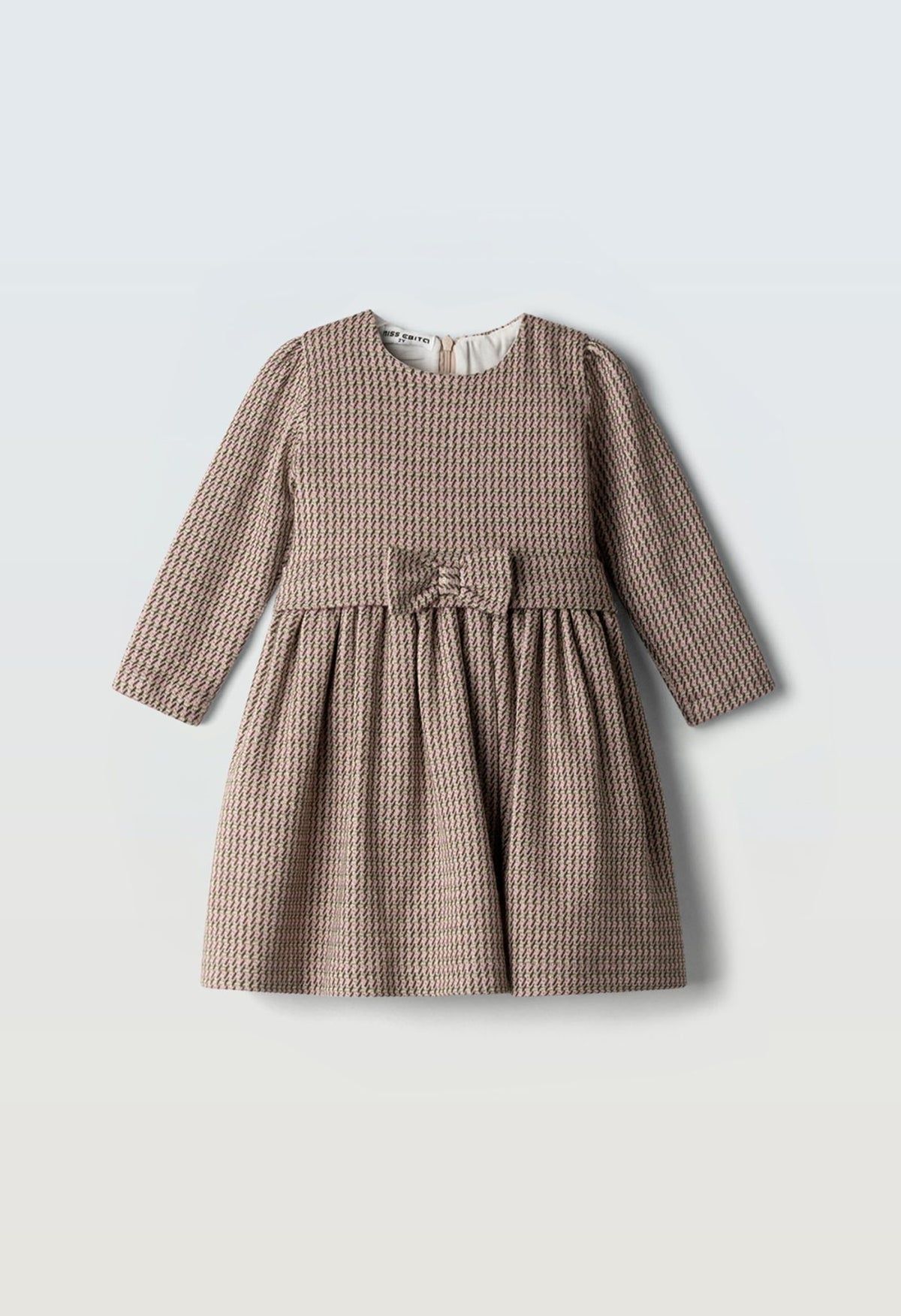 Completo bambina -vestitino, cappotto e accessori
