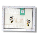 Ellepi Baby Disney Completo Lenzuola 3 Pezzi Lettino Stampa Minnie 120x180 In 100% Cotone