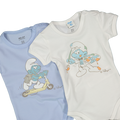 Confezione bipack body i Puffi™ a maniche corte per neonato