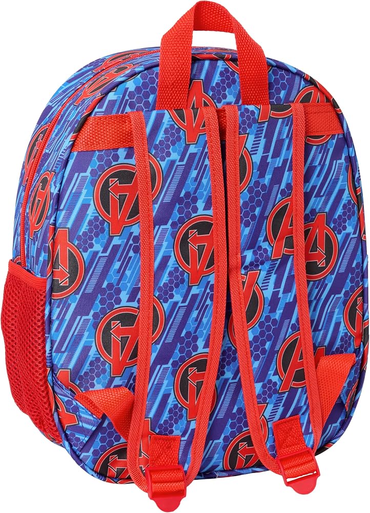 AVENGERS Zaino Scuola 3D CON SET PAPPA IN OMAGGIO