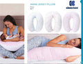 Cuscino per allattamento e gravidanza Kikka Boo Mama White 150 cm