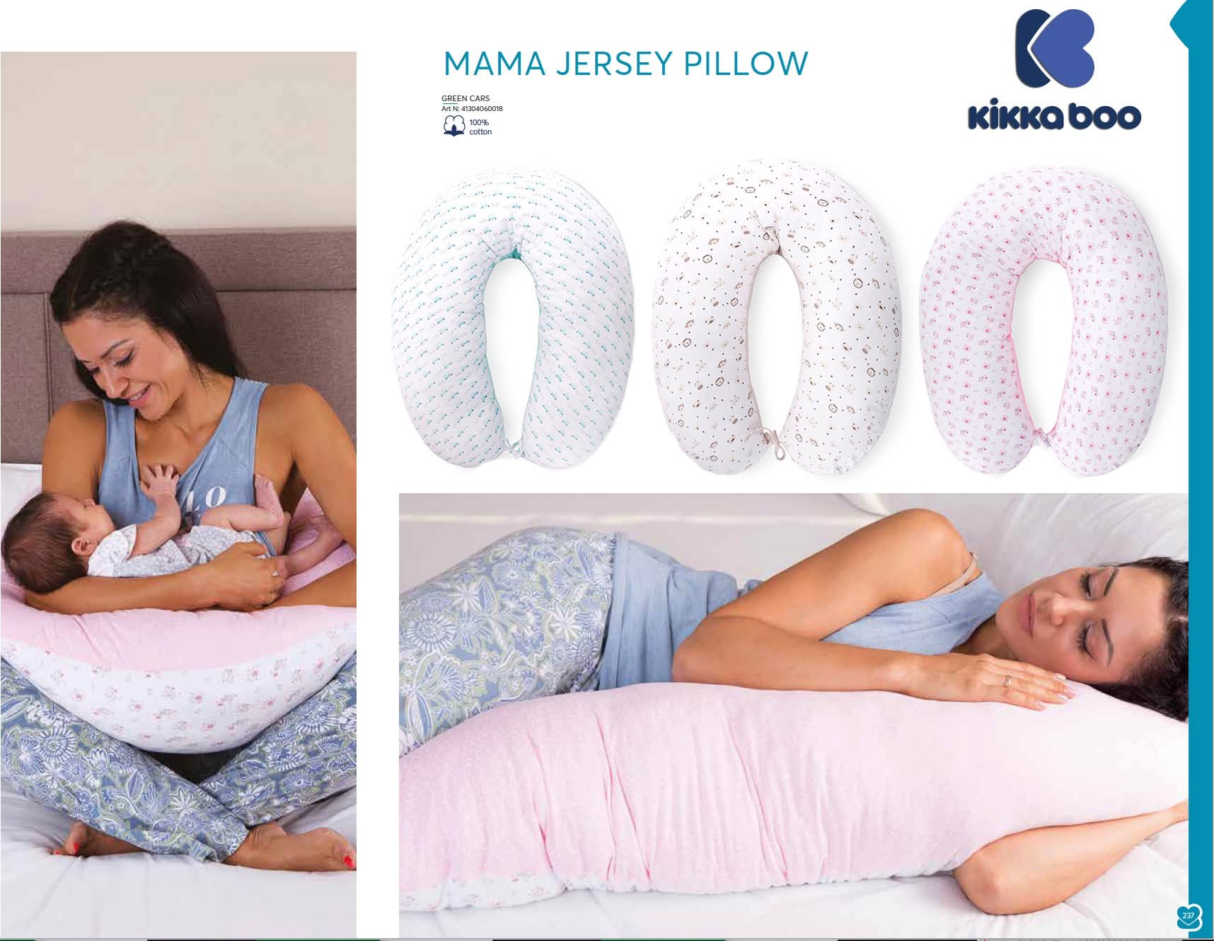 Cuscino per allattamento e gravidanza Kikka Boo Mama White 150 cm