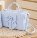 Borsa mamma con zip e fiocco