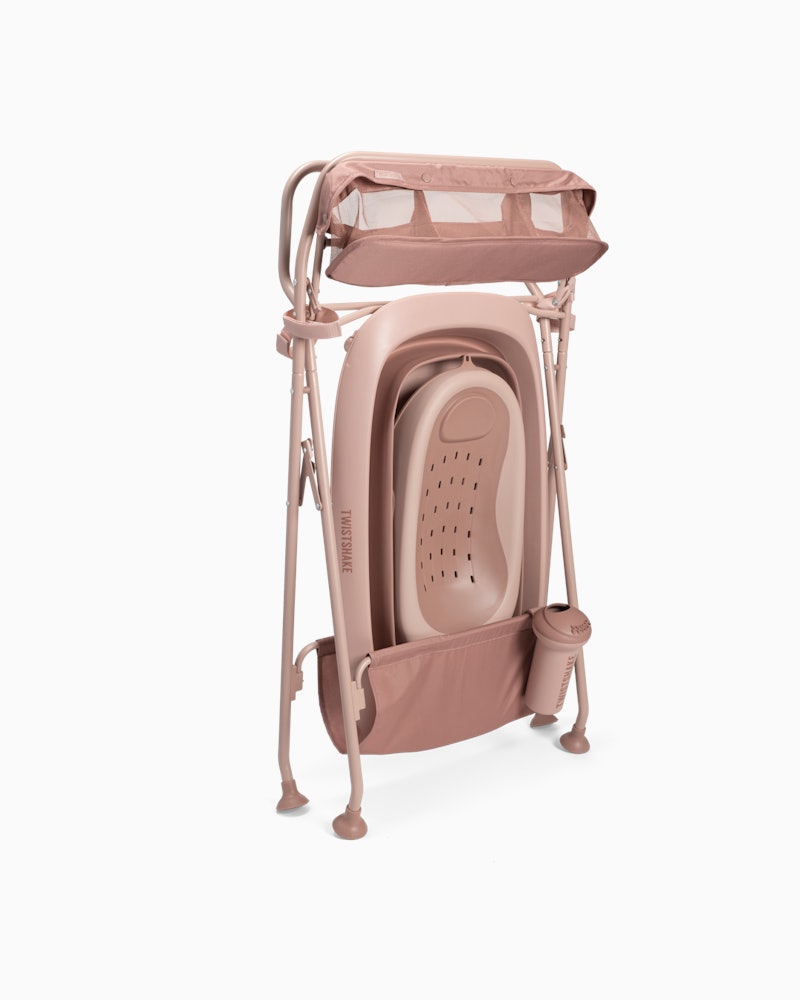 Set da Bagno Twistshake Vaschetta e Supporto rosa