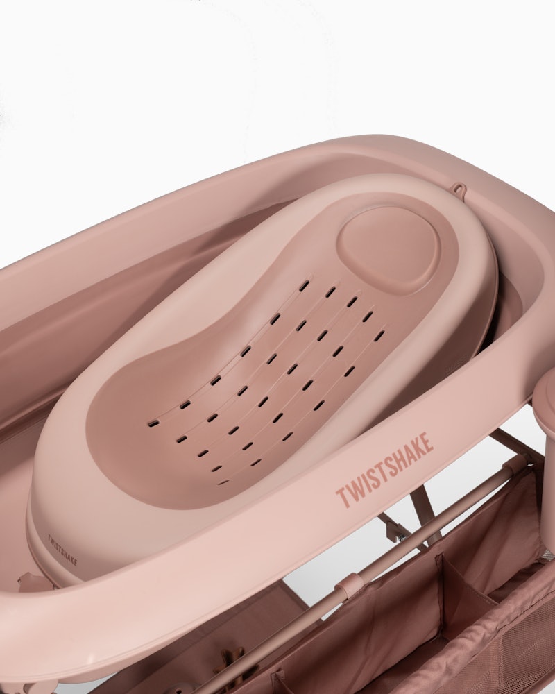 Set da Bagno Twistshake Vaschetta e Supporto rosa