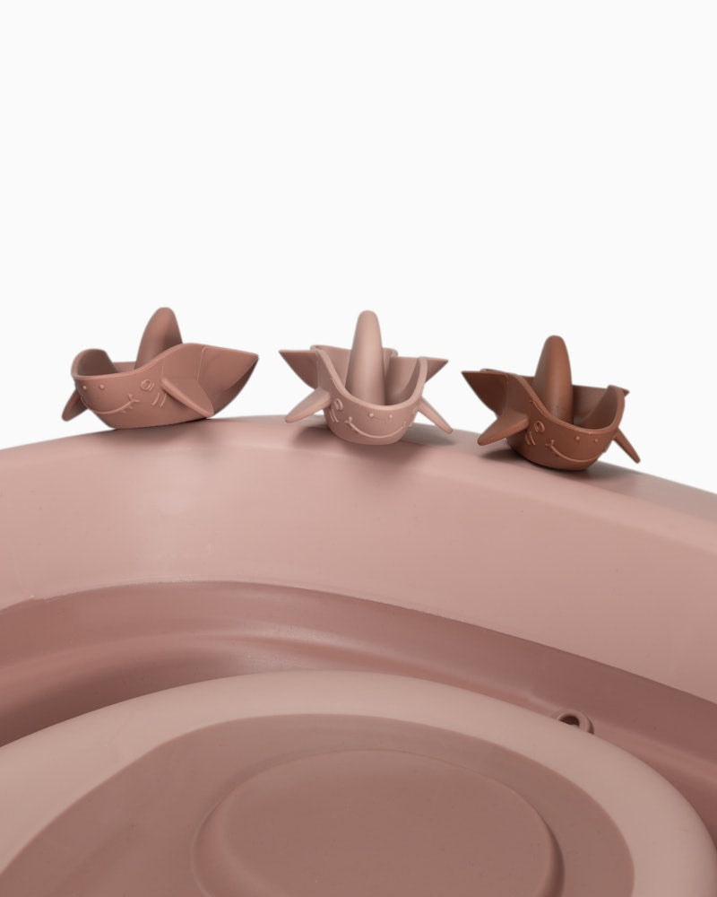 Set da Bagno Twistshake Vaschetta e Supporto rosa