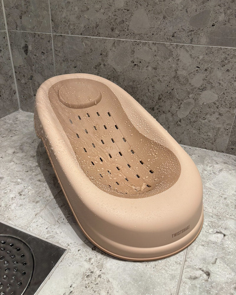 Set da Bagno Twistshake Vaschetta e Supporto beige
