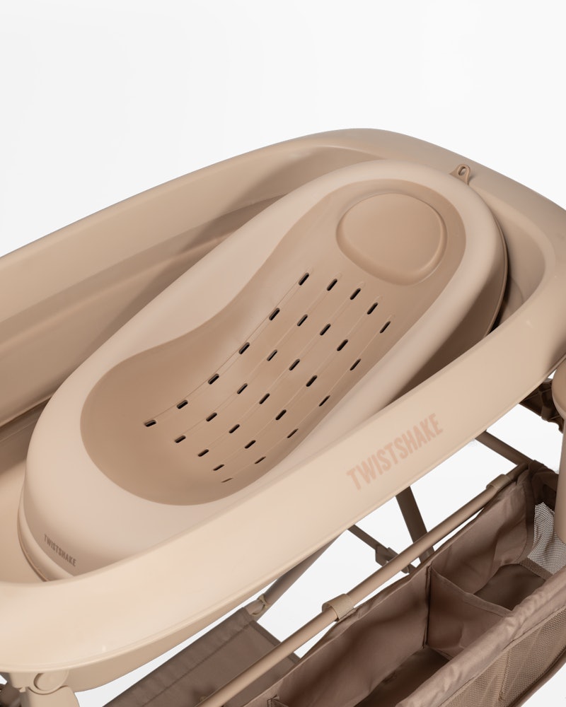 Set da Bagno Twistshake Vaschetta e Supporto beige