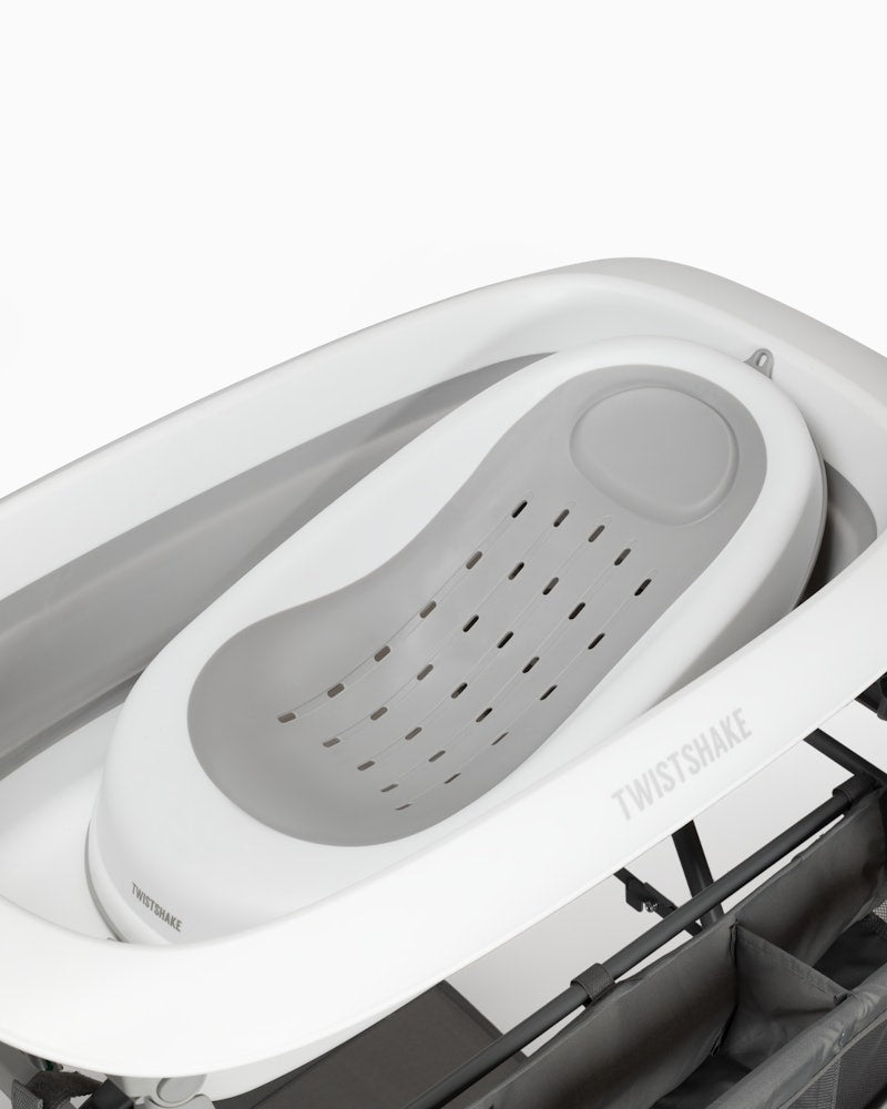 Set da Bagno Twistshake Vaschetta e Supporto grigio chiaro