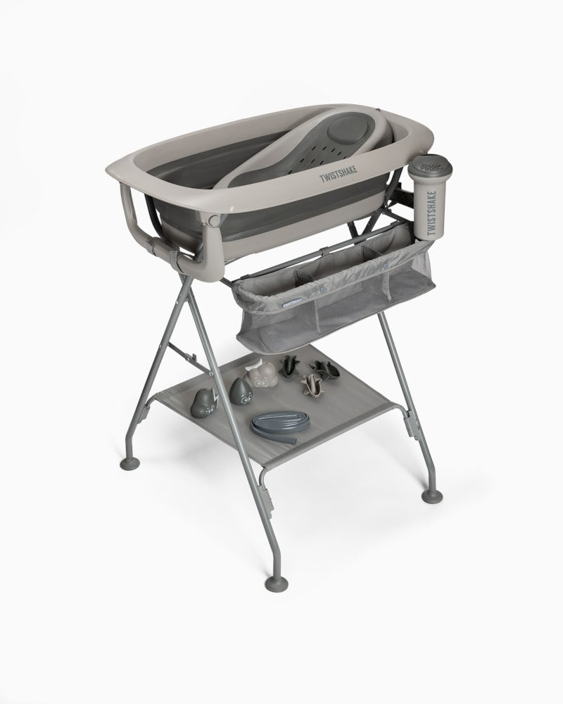 Set da Bagno Twistshake Vaschetta e Supporto grigio scuro