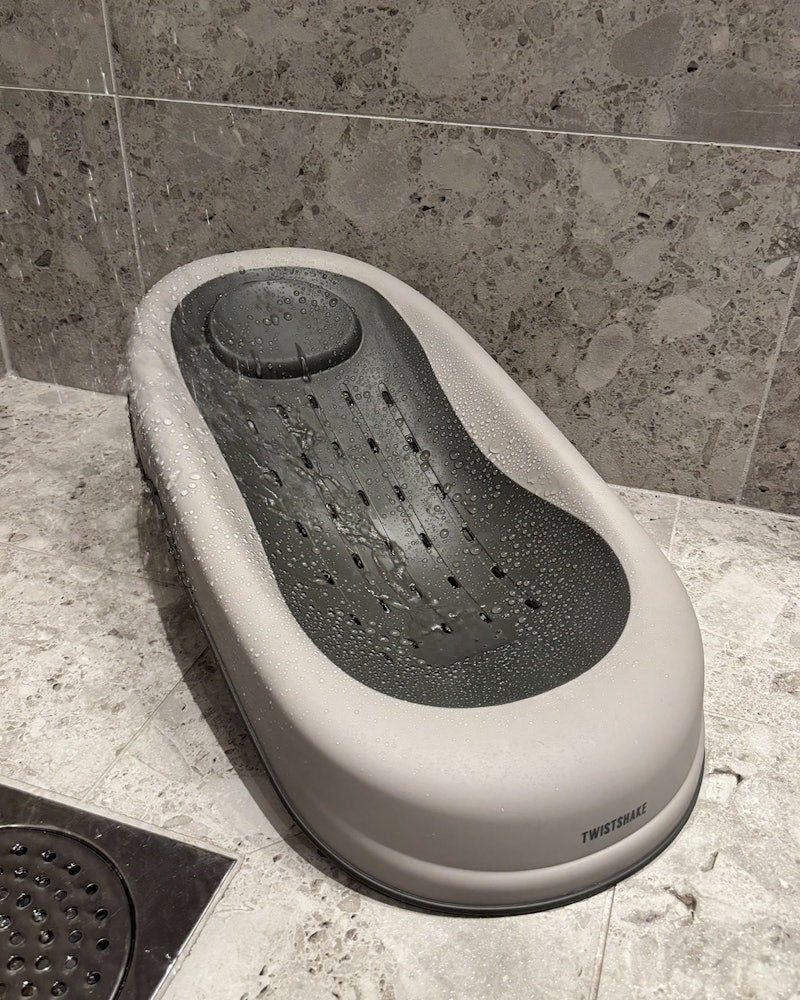 Set da Bagno Twistshake Vaschetta e Supporto grigio scuro
