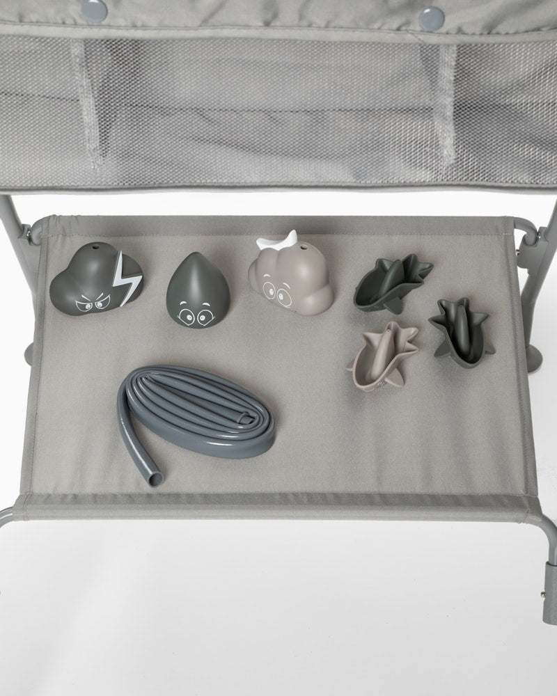 Set da Bagno Twistshake Vaschetta e Supporto grigio scuro