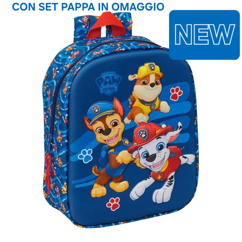 Zaino Paw Patrol 3D da 27 cm