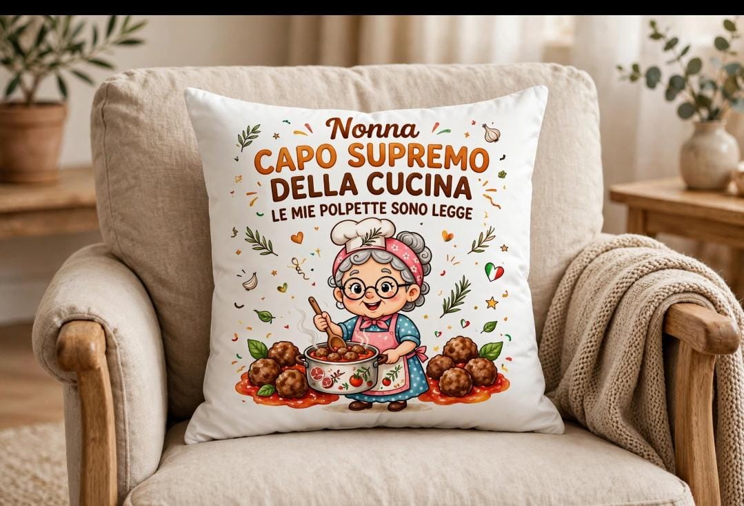 Cuscino personalizzato -FESTA DEI NONNI