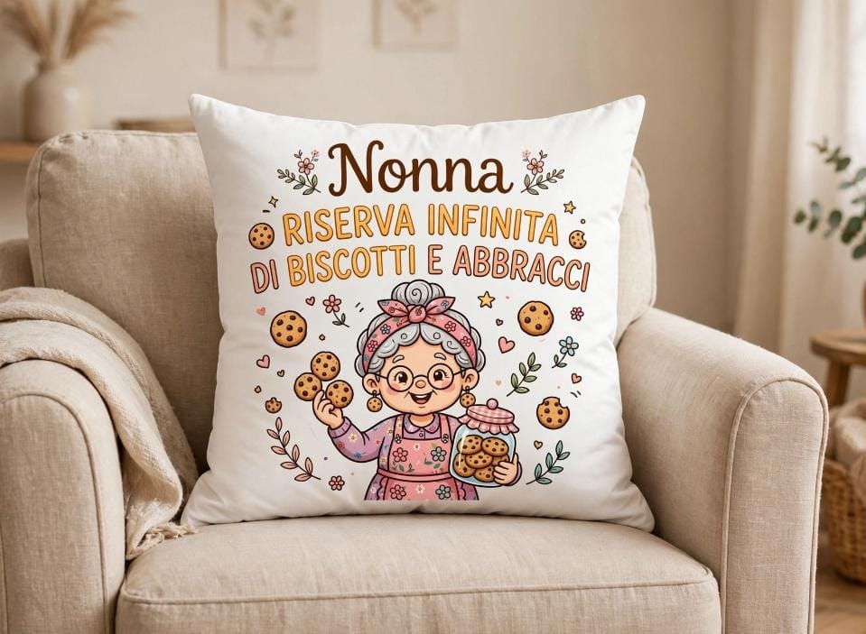 Cuscino personalizzato -FESTA DEI NONNI