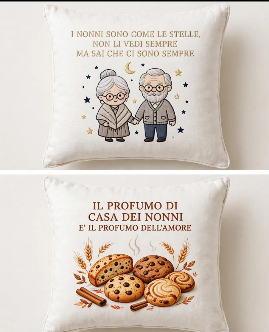 Cuscino personalizzato -FESTA DEI NONNI