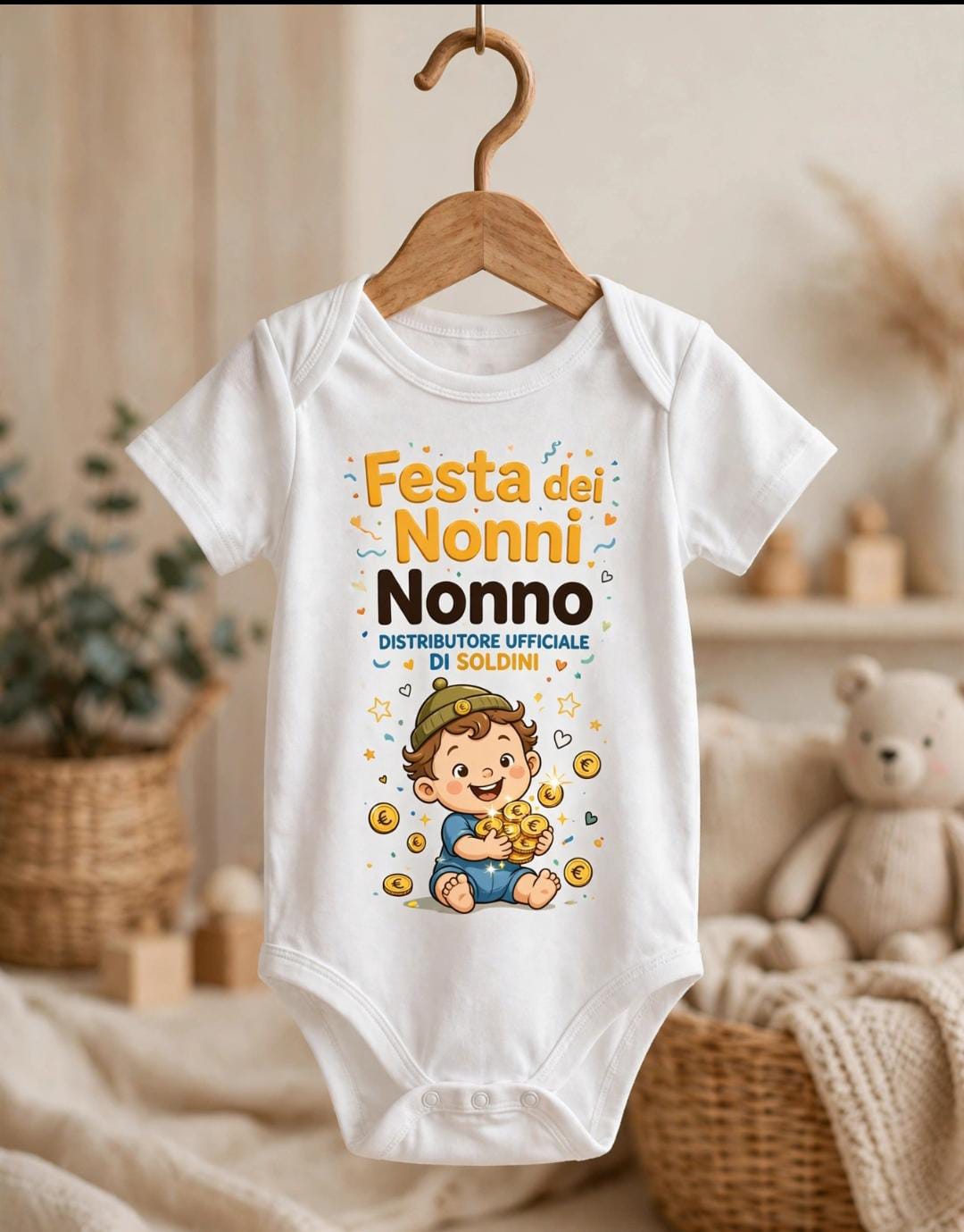 Body personalizzato -FESTA DEI NONNI