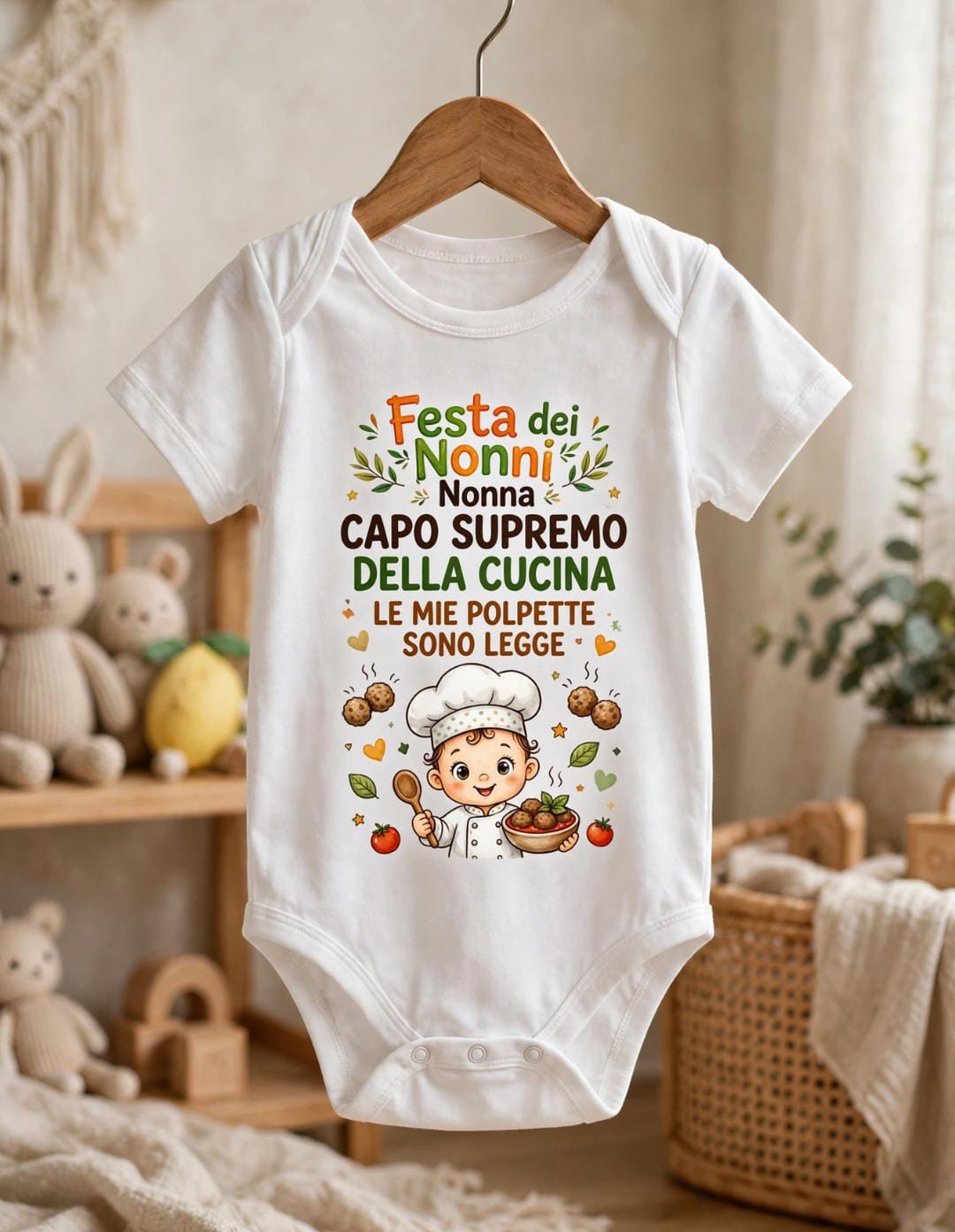 Body personalizzato -FESTA DEI NONNI