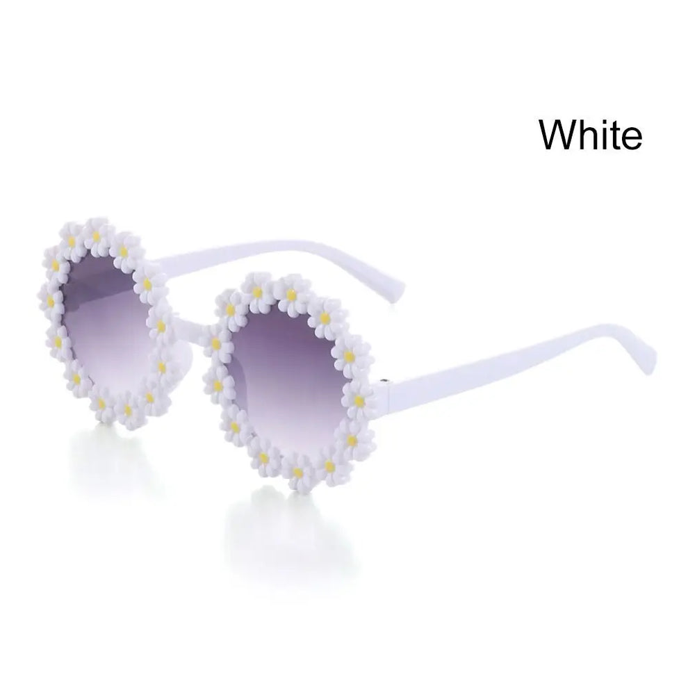 Occhiali da sole colorati "Fiori" per bambini Multivariante
