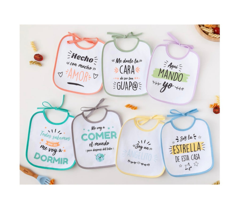 Set bavette kiokids 7 pezzi