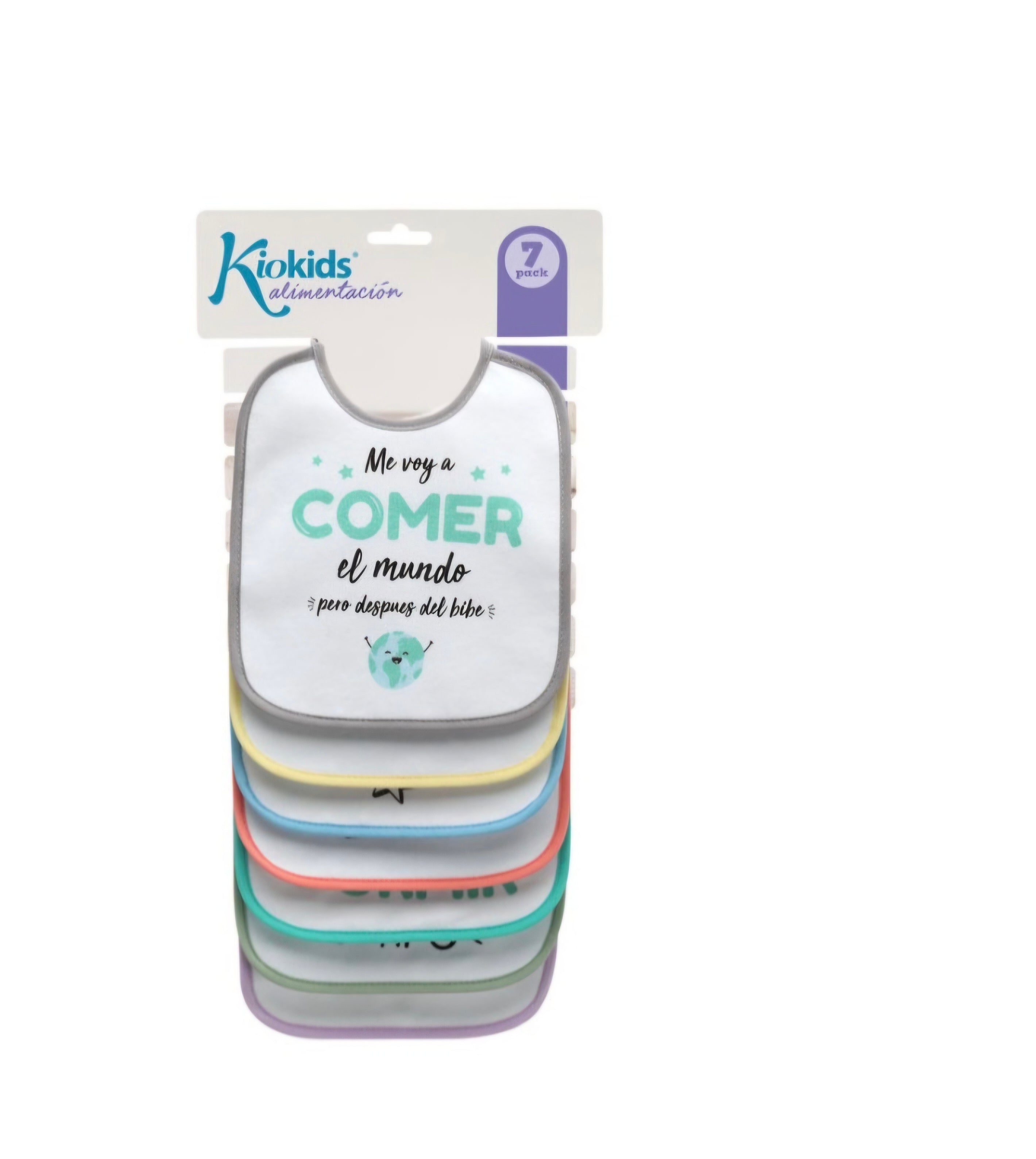 Set bavette kiokids 7 pezzi